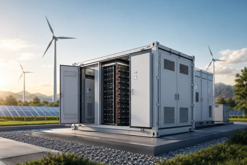 Sistem de stocare BESS 1 MW / 2 MWh